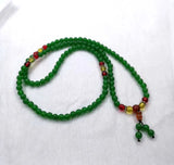 6mm Green Chalcedony Jade Beads Elastic Bracelet Femme