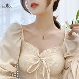 Lady Necklace Stainless Steel Chain Copper Pendant Miasol Gift