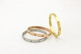 Stainless Steel Cubic Zirconia Woman Bracelets Golden Jewelry