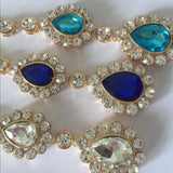 Kundan Stone Matha Patti Hair Style