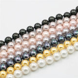 10MM Sea Shell Pearl Necklace 18'' DIY Hand Jewelry Making