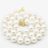 10MM Sea Shell Pearl Necklace 18'' DIY Hand Jewelry Making