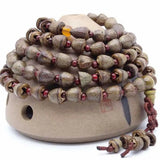 Natural Rudraksha Small Bell 108 Bracelet Chakra Cuff All Saints' Dark Matter