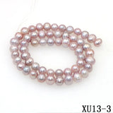 7-8mm Pink Akoya Cultured Pearl Beads DIY Bracelet Necklace 14.5inc