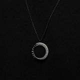 Patience Moon Necklace | Men Stainless steel Pendant