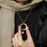 Patience Moon Necklace Stainless Steel Pendant