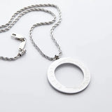 Patience Moon Necklace Stainless Steel Pendant