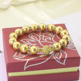Golden Shell Pearl Bracelet 10mm Jewelry Making Set