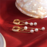 Pearl Tassel Earrings Style Jewelry For Women Girls