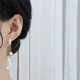 Pearl Tassel Earrings Style Jewelry For Women Girls