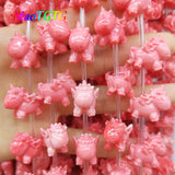 Peony Coral Beads 20x12mm for Jewelry Making Necklace Earring Handicrafts