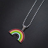 Rainbow Necklace Nature Warm Optical Phenomenon Happiness Jewelry
