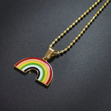 Rainbow Necklace Nature Warm Optical Phenomenon Happiness Jewelry