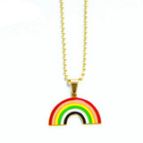 Rainbow Necklace Nature Warm Optical Phenomenon Happiness Jewelry