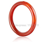 Natural Ice Red Agate Jade Lucky Bangle for Girls