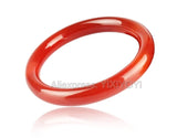 Natural Ice Red Agate Jade Lucky Bangle for Girls