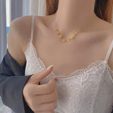 Stainless Steel 7 Daisy Anklet Top Anklet for Women - Gift Jewelry