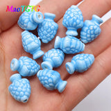 Strawberry Shape Ceramic Beads For Jewelry Making Necklace Bracelet 19X13mm