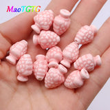 Strawberry Shape Ceramic Beads For Jewelry Making Necklace Bracelet 19X13mm