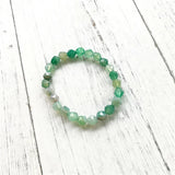 Striped Agates Yoga Bracelet Men's Jewelry Gift For Men Or Women