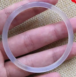 Thin Jade Bangle Natural Agate Jade Lucky Bangle Sweet Girl's Gift