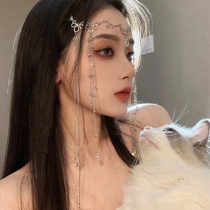 Wedding Hair Chain Tassel Headpiece Hair Accessory