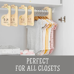 Baby Closet Dividers - Double-Sided Organizer - Newborn to 24 Months