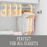 Baby Closet Dividers - Double-Sided Organizer - Newborn to 24 Months