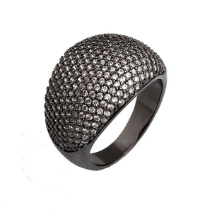 Women's CZ Zircon Wedding Rings - Classic Gold-Color Design