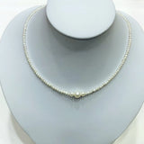 Freshwater Pearl Necklace Set 2mm & 8-9mm 16INCH