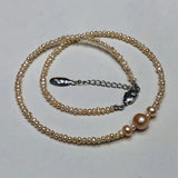 Freshwater Pearl Necklace Set 2mm & 8-9mm 16INCH