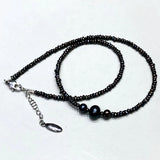 Freshwater Pearl Necklace Set 2mm & 8-9mm 16INCH