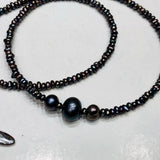 Freshwater Pearl Necklace Set 2mm & 8-9mm 16INCH