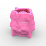 3D Girl Head Flowerpot UV Epoxy Mold Succulents Vase Planter