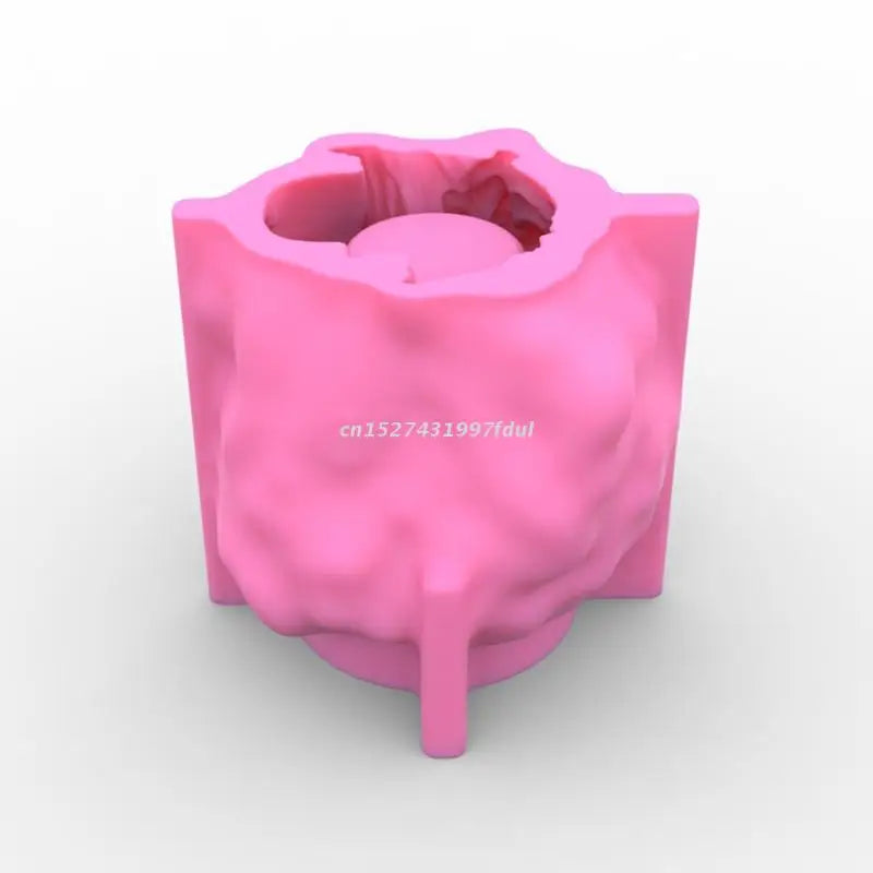 3D Girl Head Flowerpot UV Epoxy Mold Succulents Vase Planter