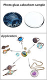 Mixed Round Glass Cabochons for Jewelry Making Findings
