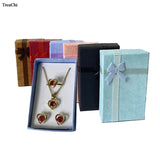 Paper Ring Jewelry Storage Box Set Earring Pendant Organizer Display