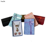 Paper Ring Jewelry Storage Box Set Earring Pendant Organizer Display