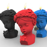 Beauty Girl Resin Mold Aromatherapy Candle Silicone Mold Female Body Epoxy Mold