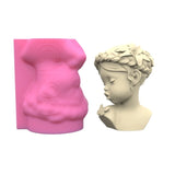 Beauty Girl Resin Mold Aromatherapy Candle Silicone Mold Female Body Epoxy Mold