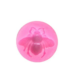 Bee Shaped Nail Art Pendant Silicone Mold for Resin Crafts