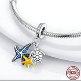 925 Silver Bee SunFlower Heart Charm Bead for Bracelet