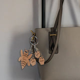 Personalized Wooden Keychain with Name Engraving