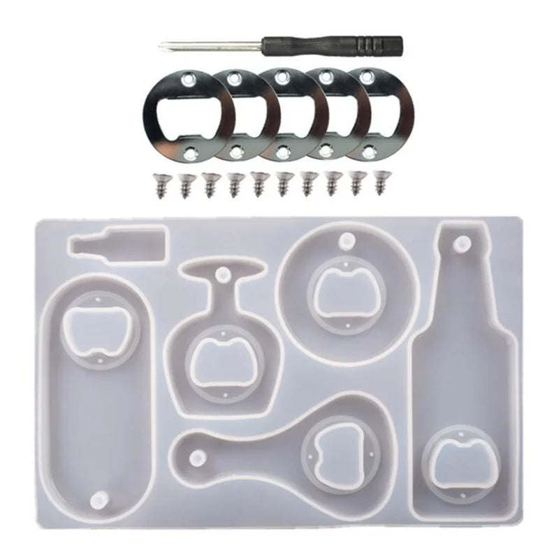 Beer Spanner Silicone Molds DIY Crystal Epoxy Mold