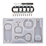 Beer Spanner Silicone Molds DIY Crystal Epoxy Mold
