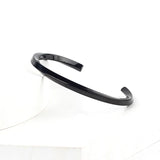 Beichong High Polish Type C Bangle Bracelet for Women