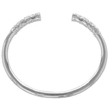 Men's 4mm Stainless Steel Gold-Color Cuff Bracelet