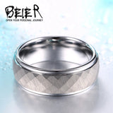 Beier Tungsten 8mm Wedding Ring W042