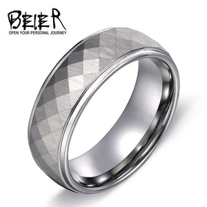 Beier Tungsten 8mm Wedding Ring W042
