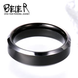 Beier Tungsten Wedding Ring 6-8mm Polished Jewelry